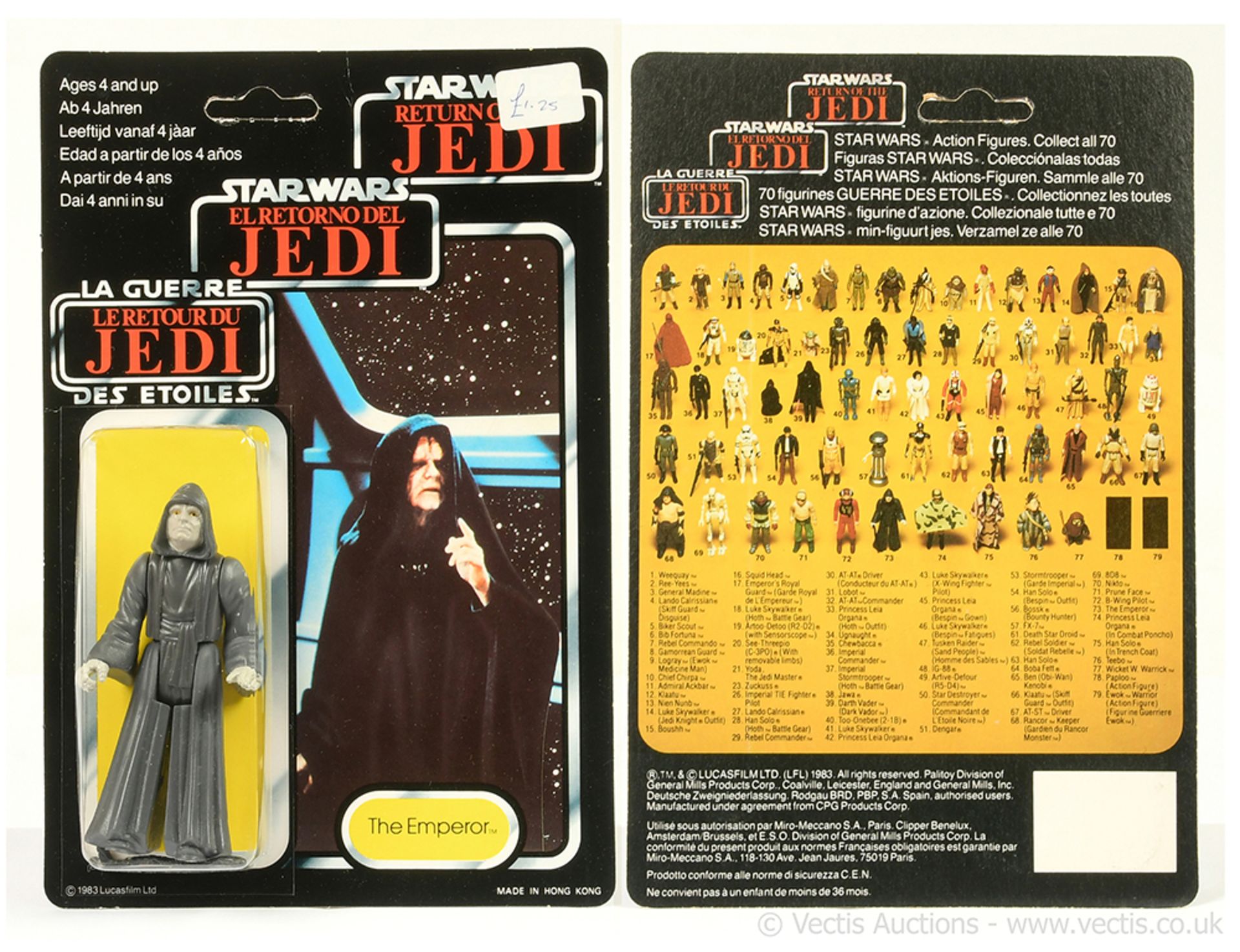 Palitoy Star Wars vintage Return of the Jedi