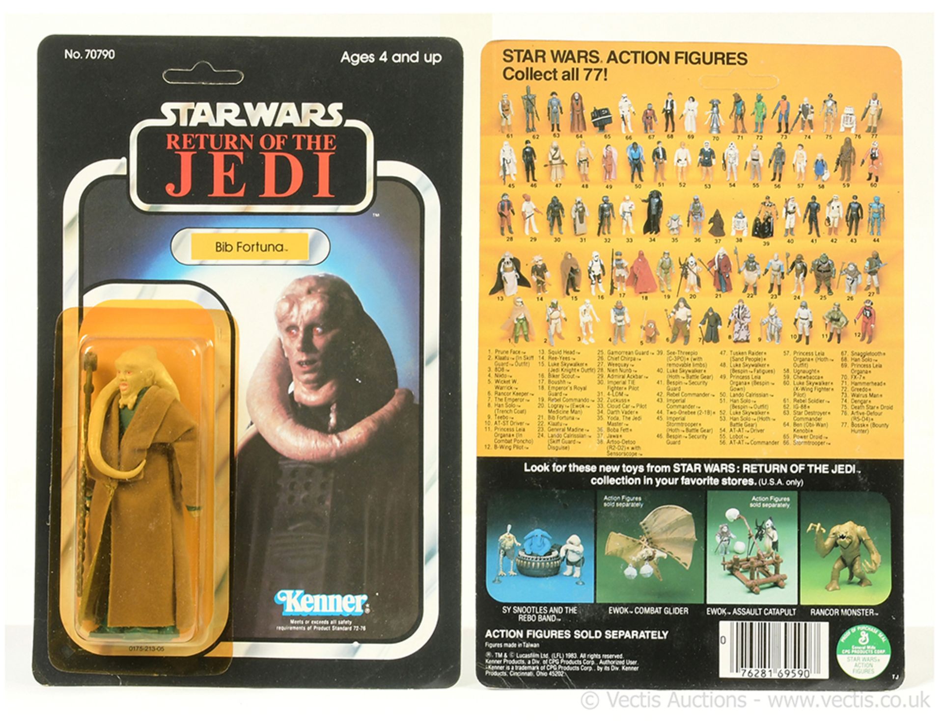 Kenner Star Wars vintage Return of the Jedi Bib