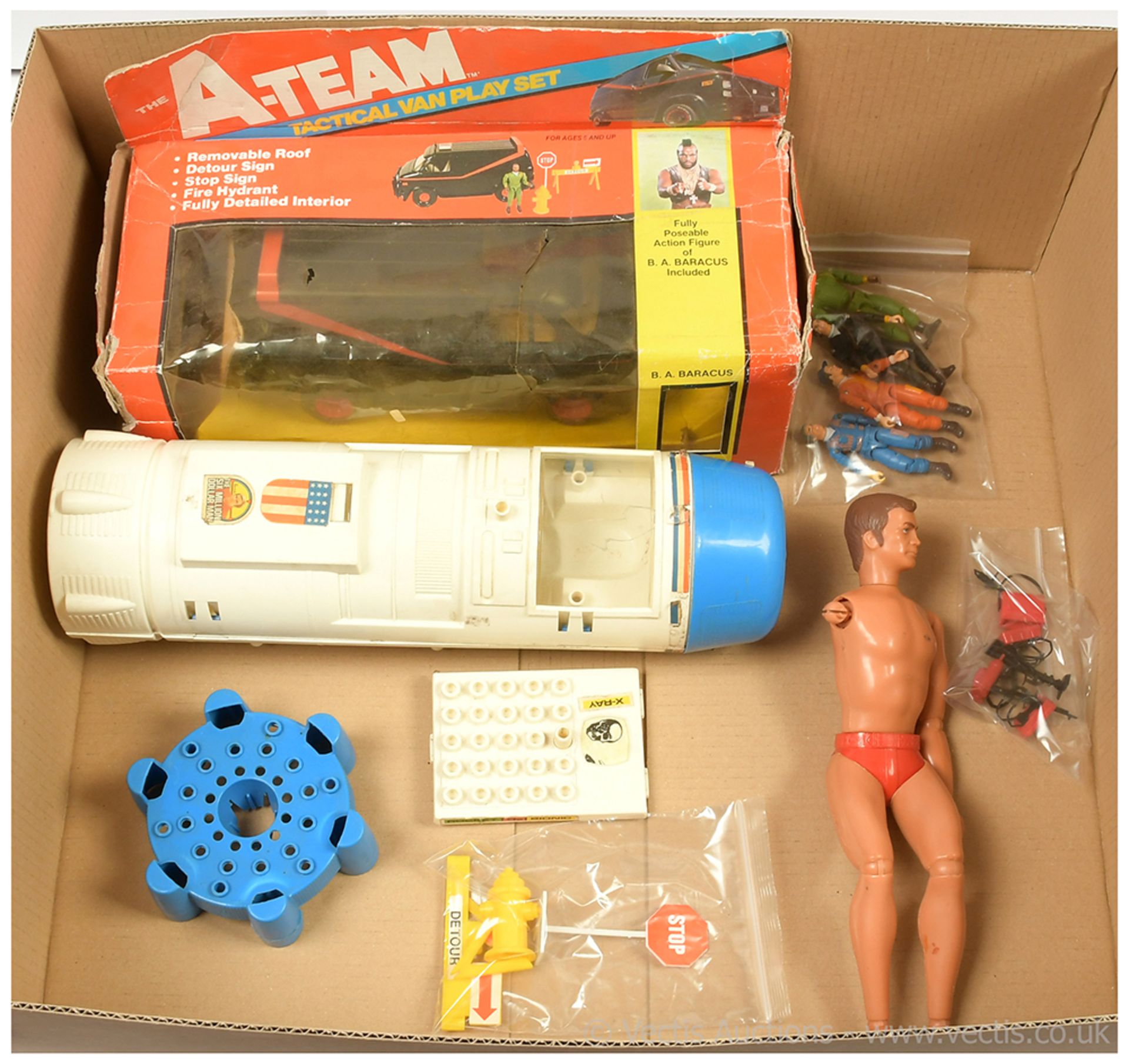 PAIR inc Galoob 1983 The A-Team Tactical Van