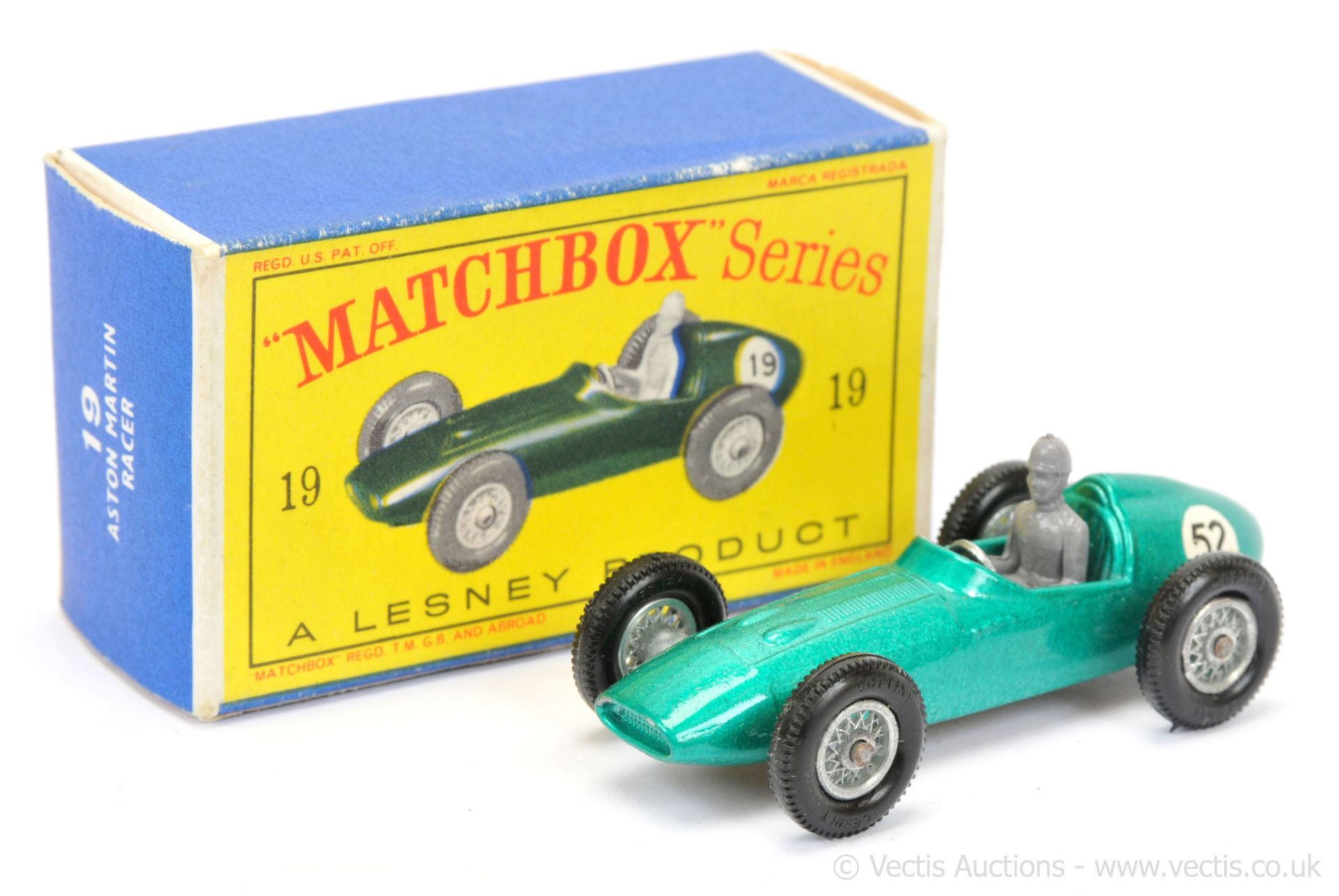 Matchbox Regular Wheels 19c Aston Martin DBR5