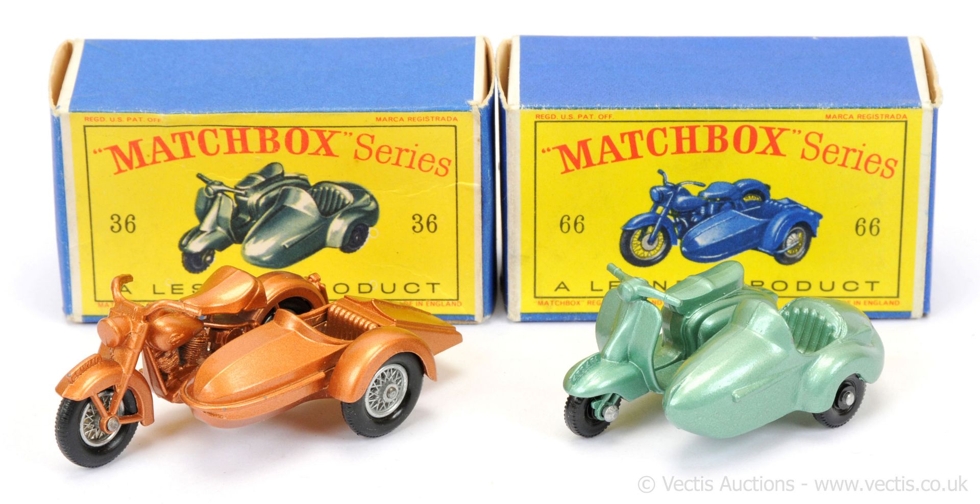 PAIR inc Matchbox Regular Wheels 36b Lambretta