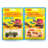 PAIR inc Matchbox Superfast 11c Bedford Car