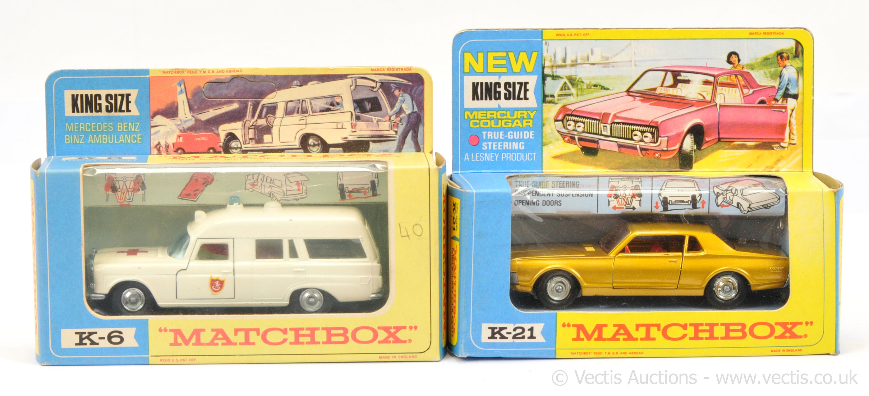 PAIR inc Matchbox King Size K6 Mercedes Benz