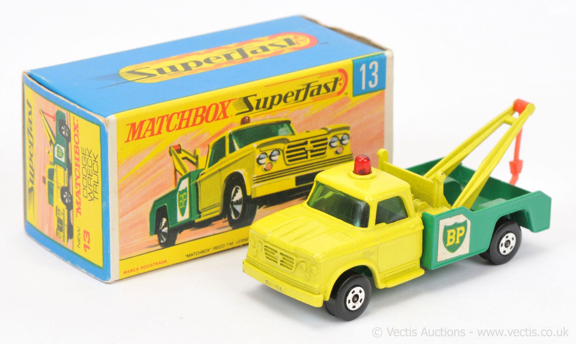 Matchbox Superfast 13a Dodge BP Wreck Truck