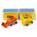 PAIR inc Matchbox Regular Wheels 8d Caterpillar