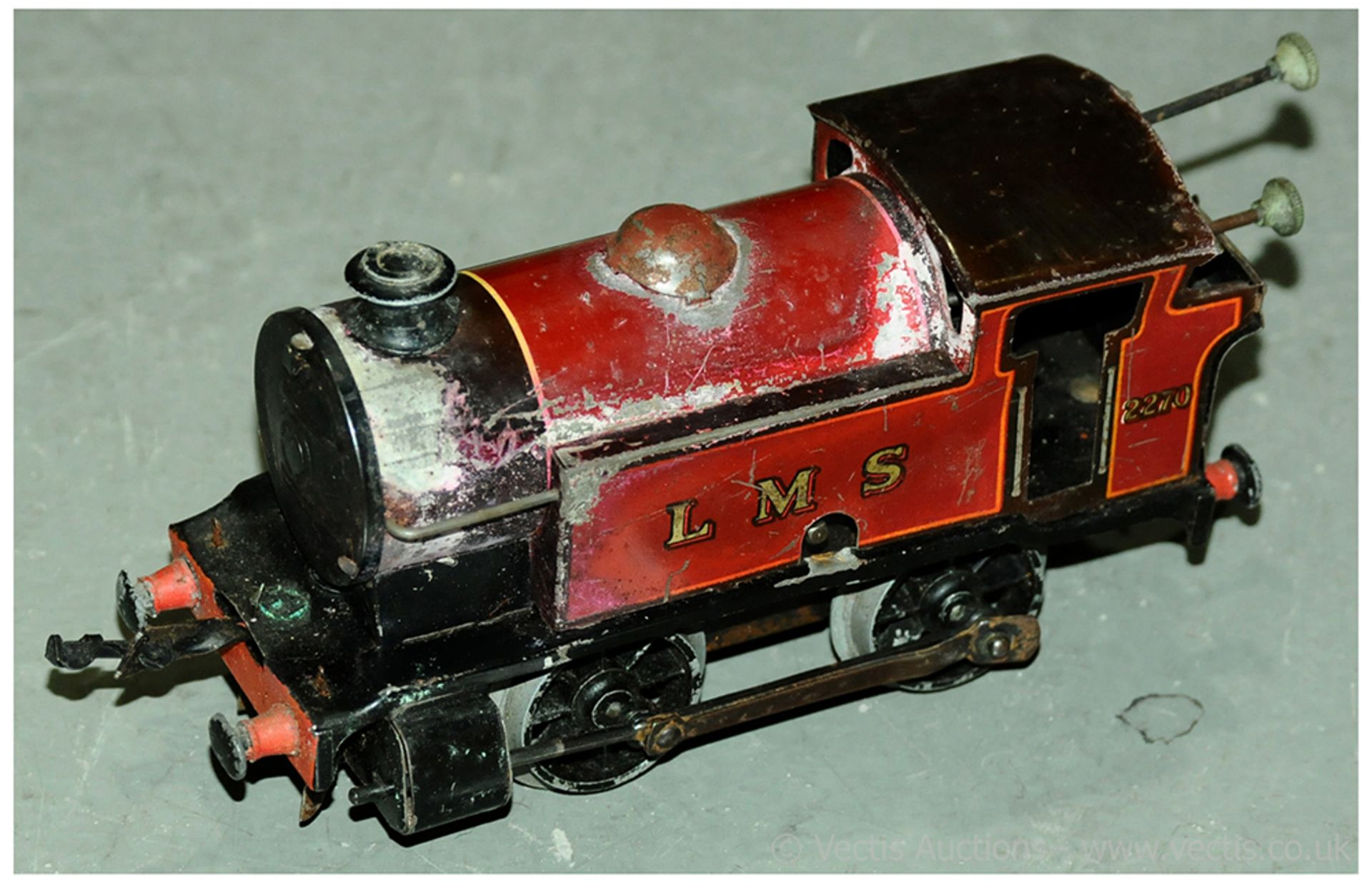 Hornby O Gauge LMS 0-4-0, 2270 clockwork loco