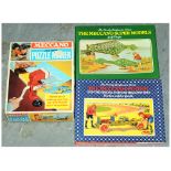 Meccano Hardback books x2 plus Meccano Jigsaw