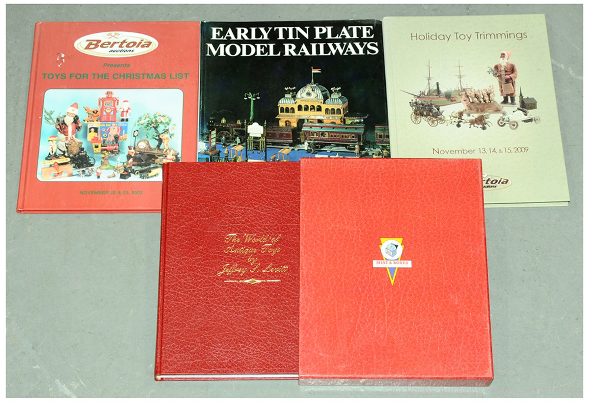 GRP inc Toy related books four Bertoia Auctions