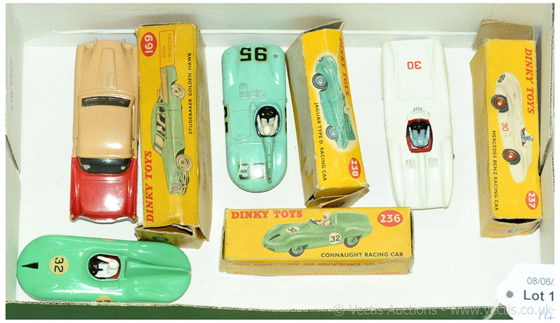 GRP inc Dinky boxed 237 Mercedes Benz Racing