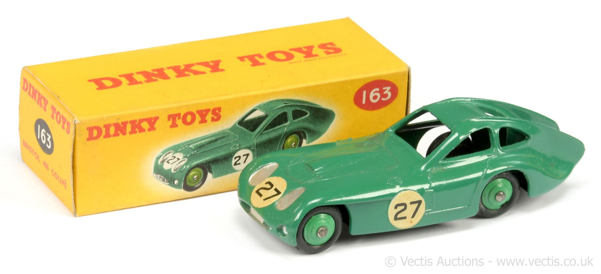 Dinky 163 Bristol 450 Sports Coupe - green