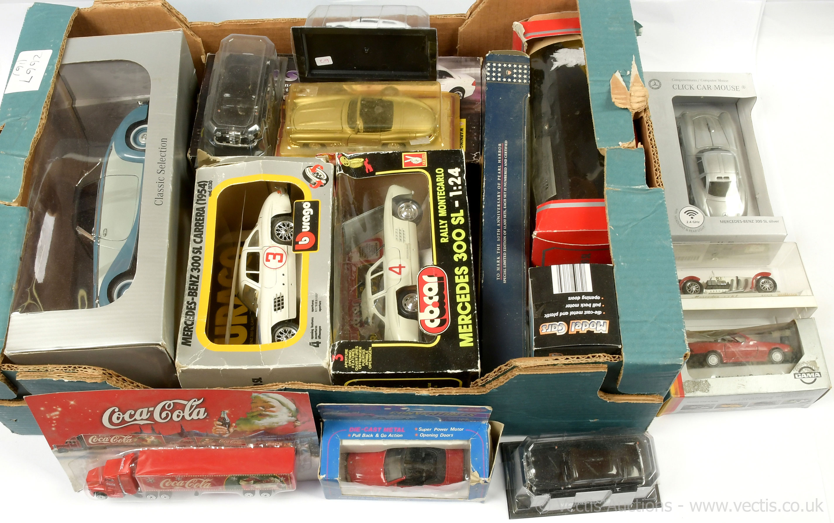 GRP inc mainly Mercedes related models (1/18th