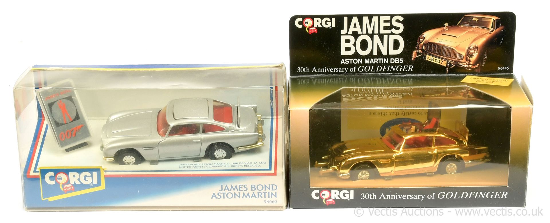 PAIR inc Corgi 94060 "James Bond" Aston Martin