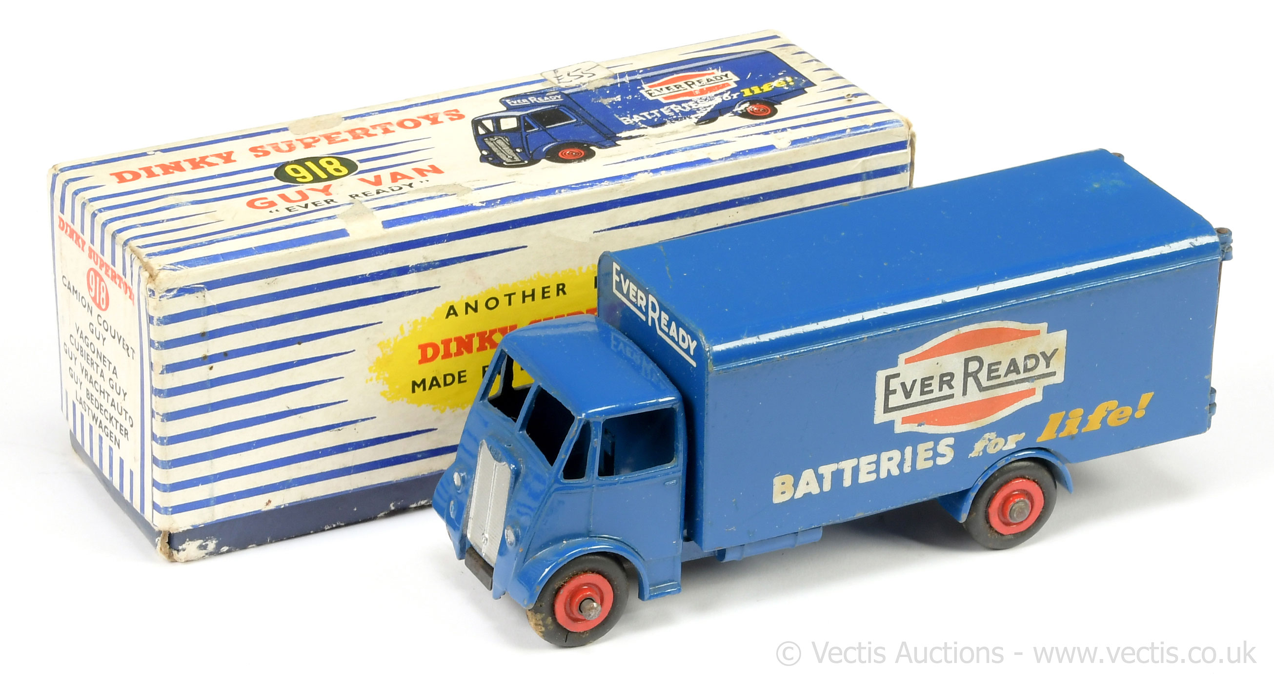 Dinky 918 Guy (Type 2) - "Ever Ready Batteries