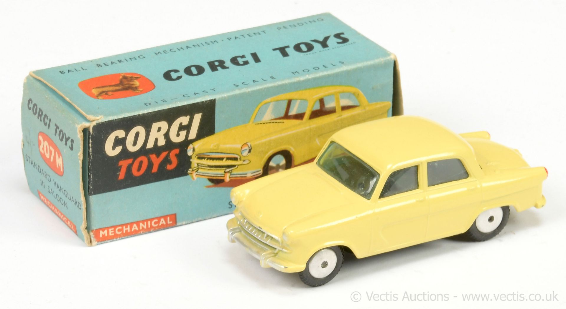 Corgi 207m Standard Vanguard III Saloon - yellow