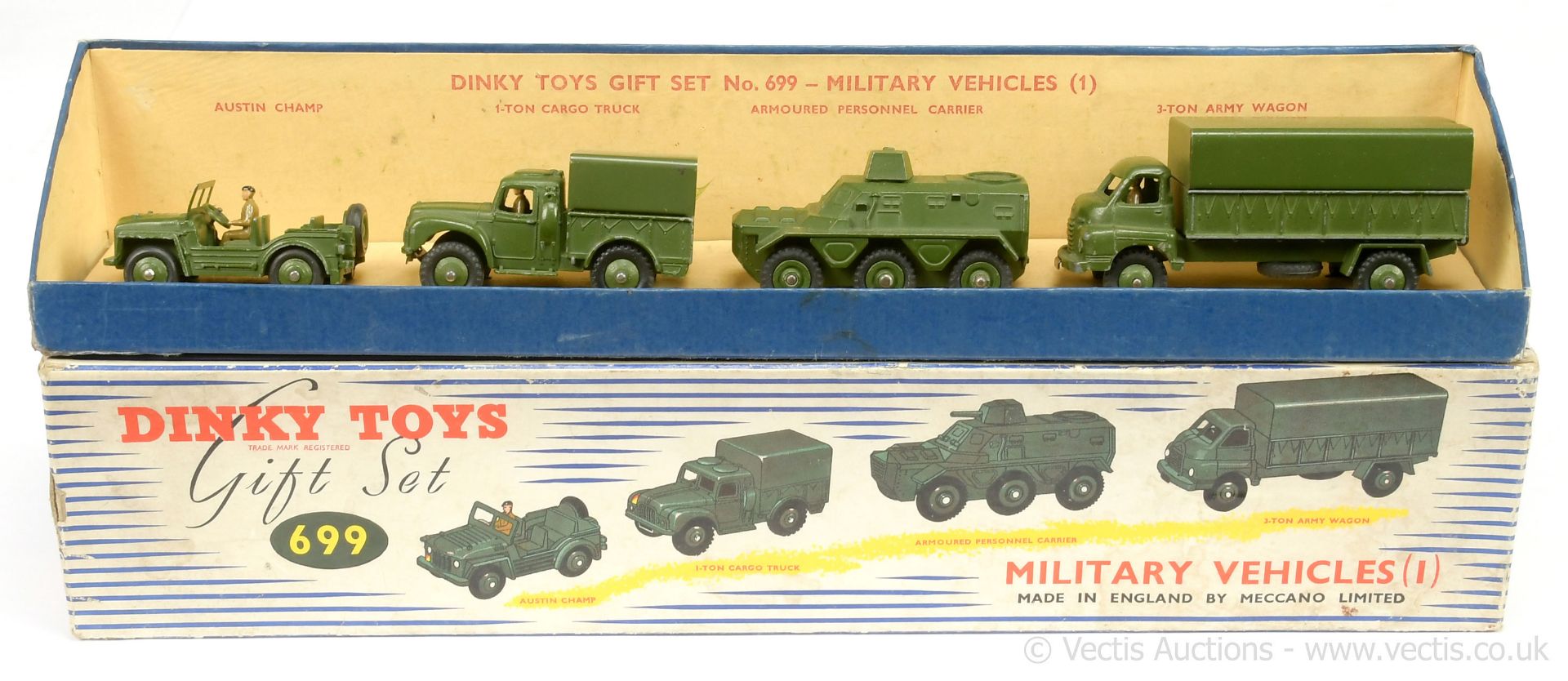 Dinky 699 Military Gift Set 621 3-ton Covered