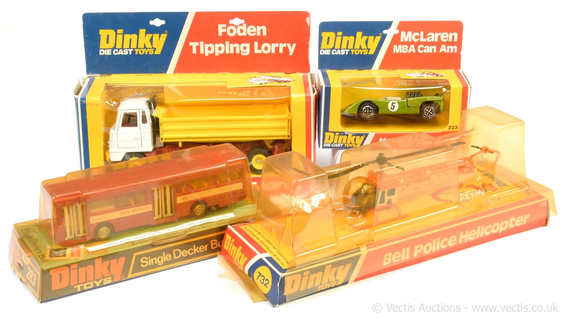 GRP inc Dinky to include; 223 McLaren M8A