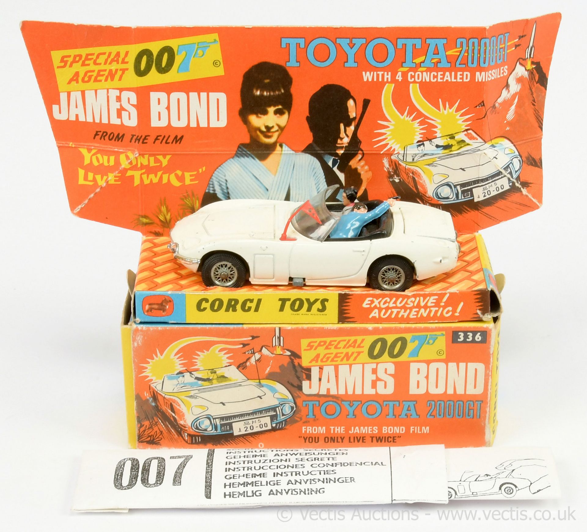 Corgi 336 "James Bond" Toyota 2000GT