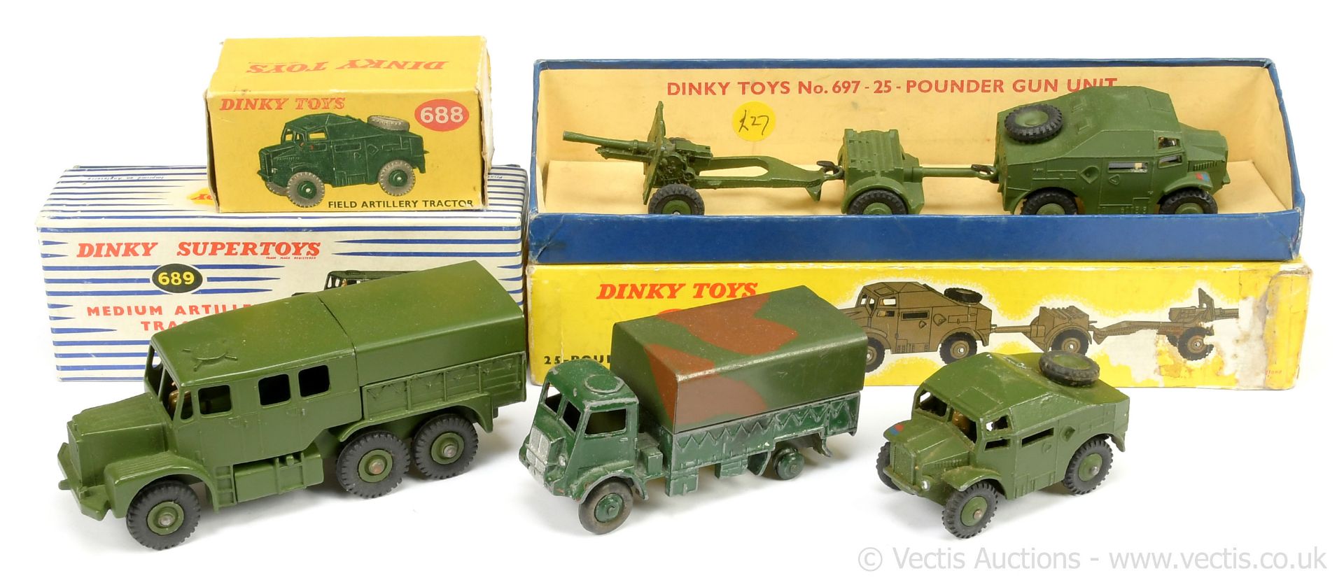 GRP inc Dinky Military to include; 688 Field