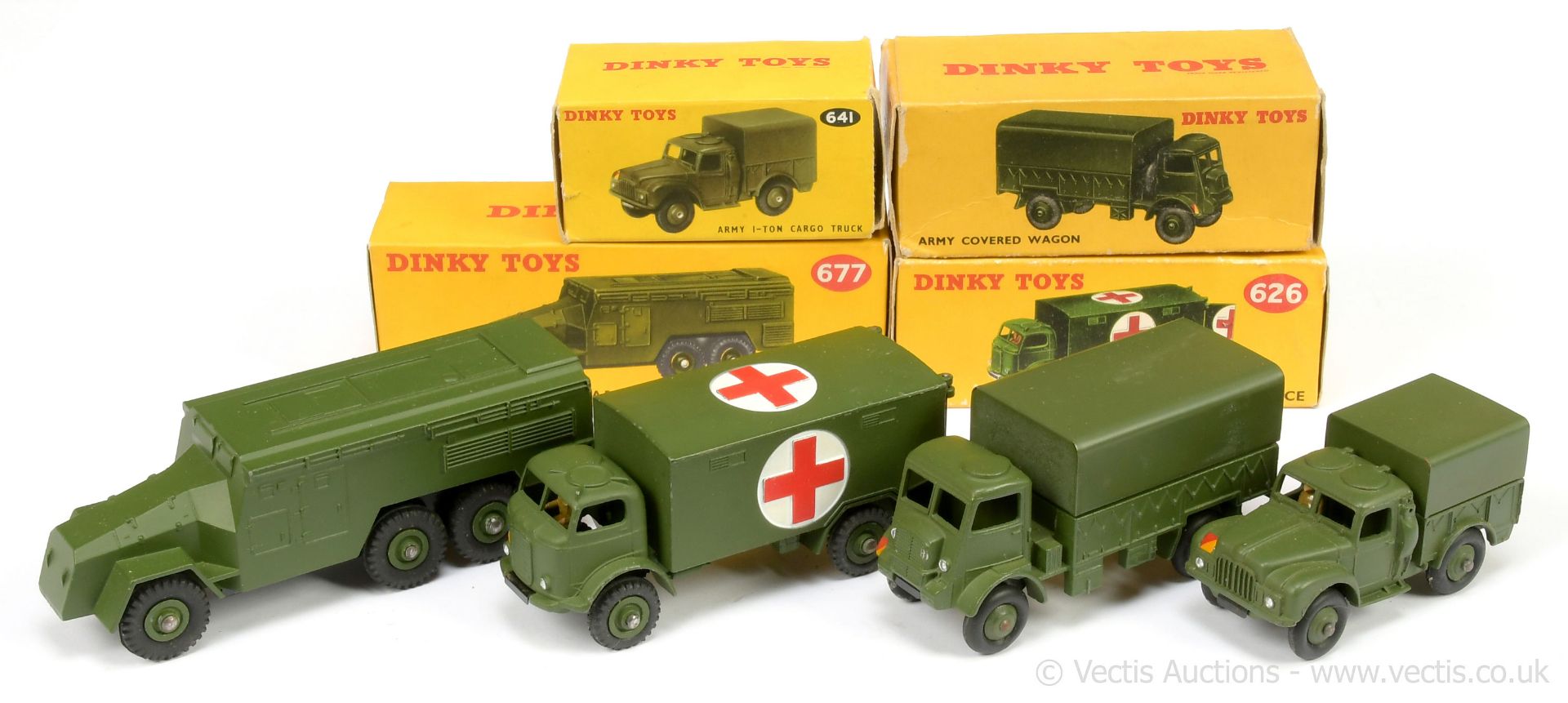 GRP inc Dinky Military 623 Covered Wagon; 626