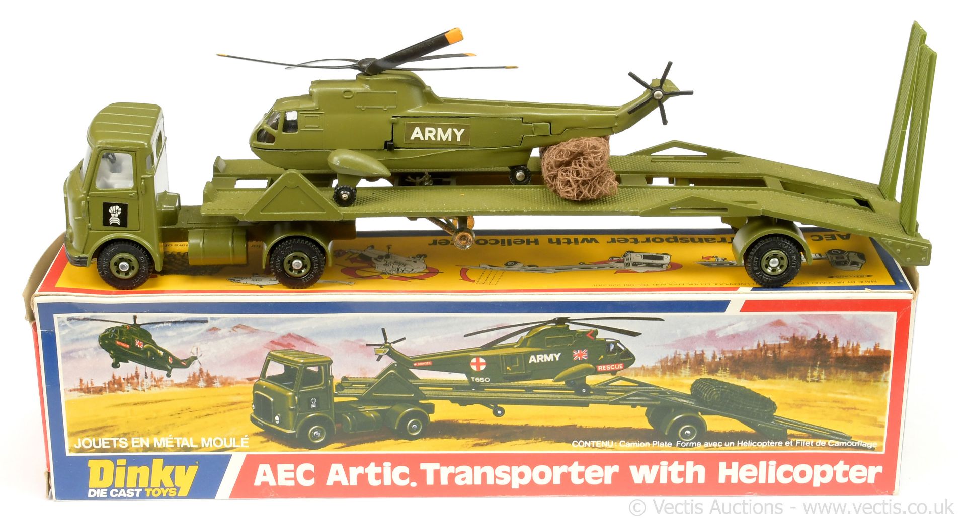 Dinky 618 Military AEC Artic Transporter