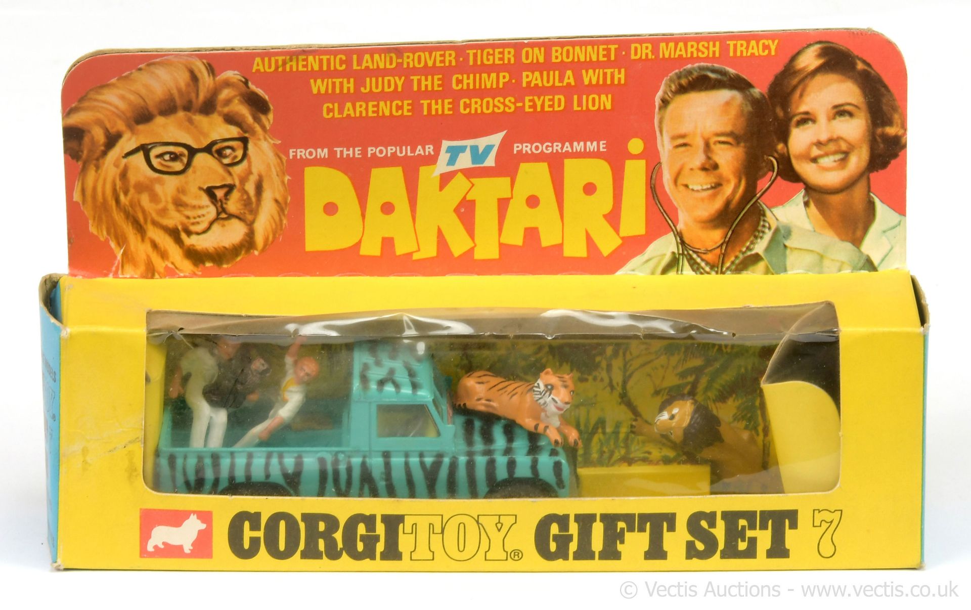 Corgi GS7 "Daktari" Gift Set to include; Land