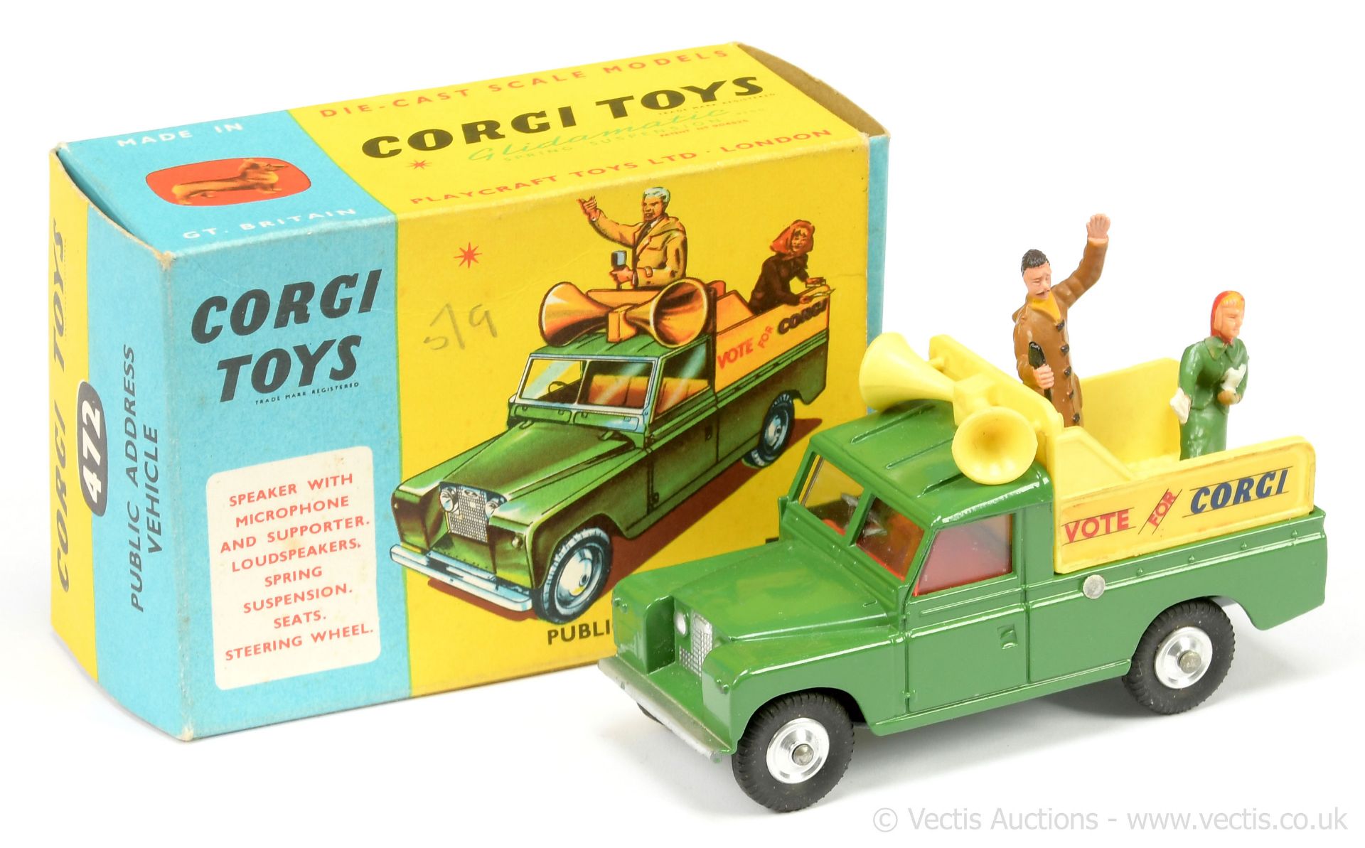 Corgi 472 Land Rover Public Address Vehicle