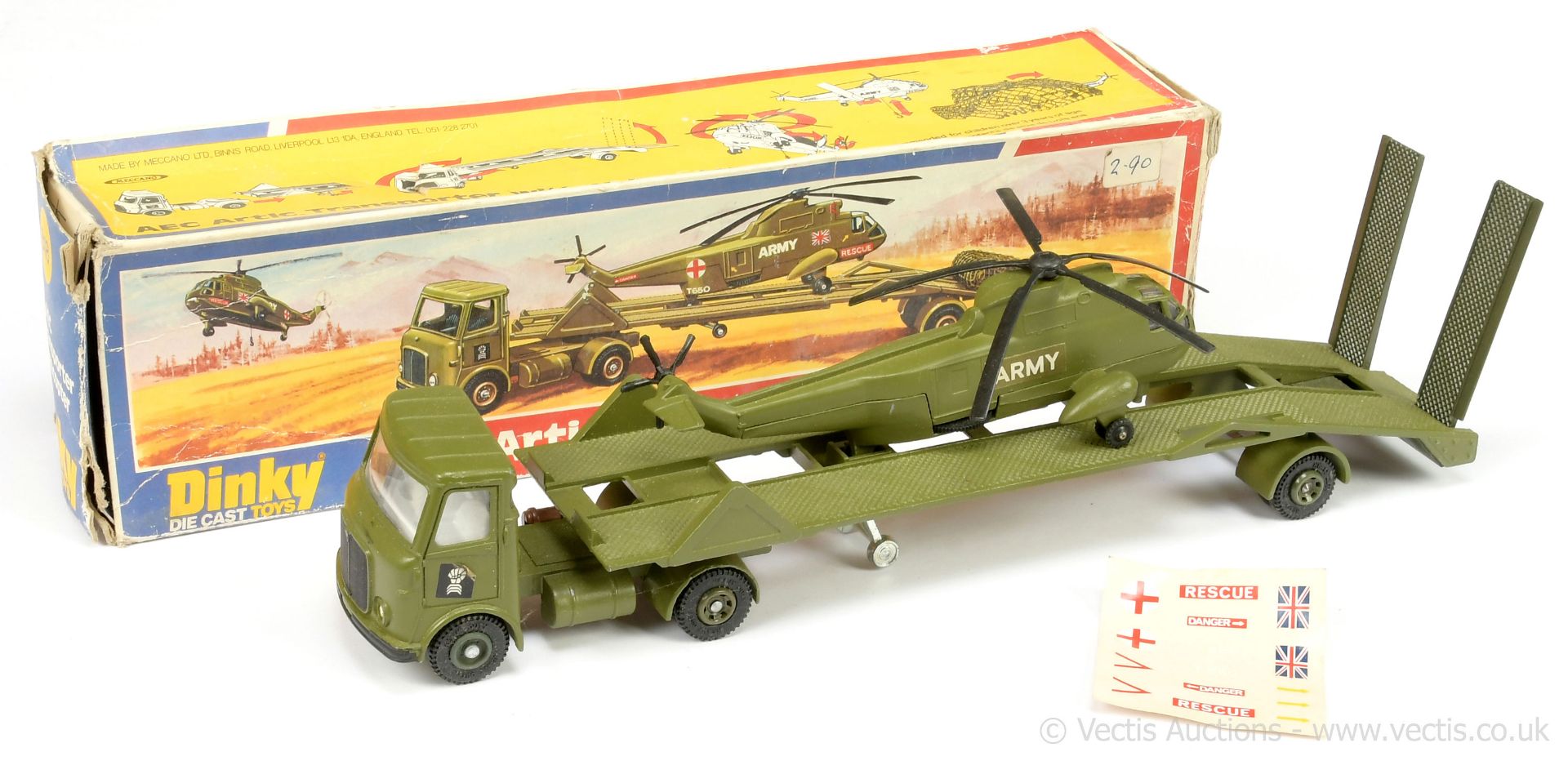 Dinky 618 Military AEC Artic Transporter
