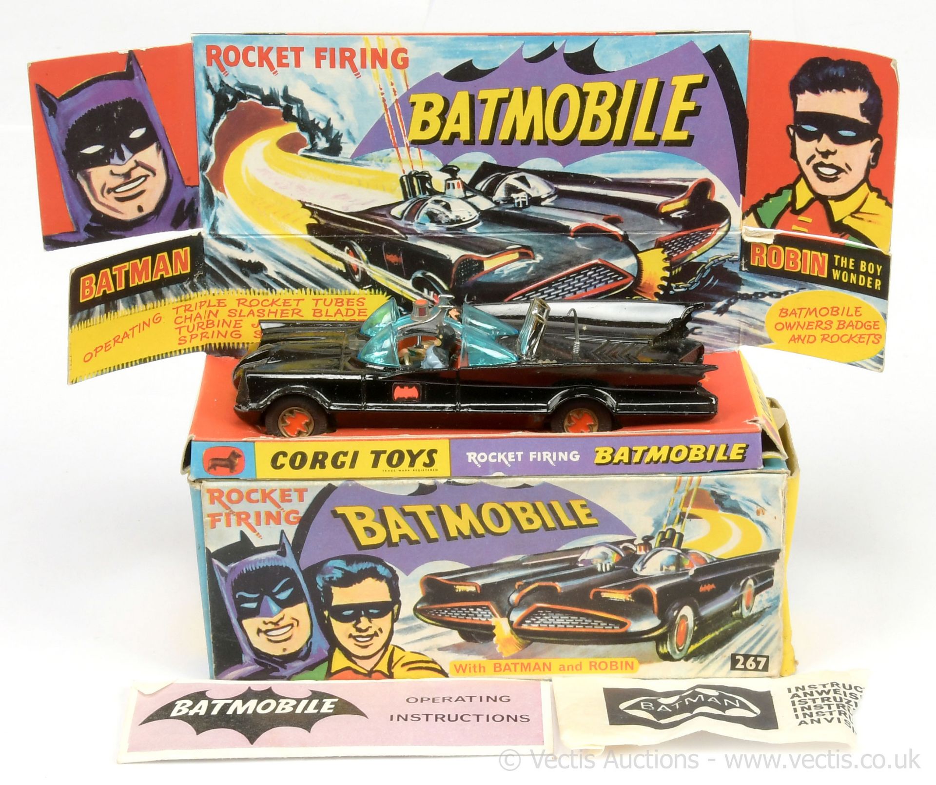 Corgi 267 "Batman" Batmobile - finished