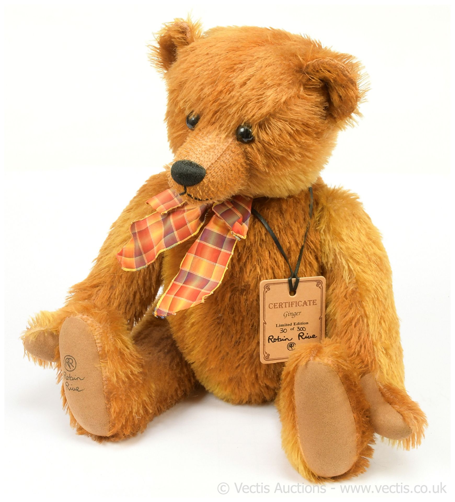 Robin Rive Countrylife Ginger teddy bear, LE