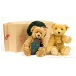PAIR inc Steiff teddy bears: (1) Steiff