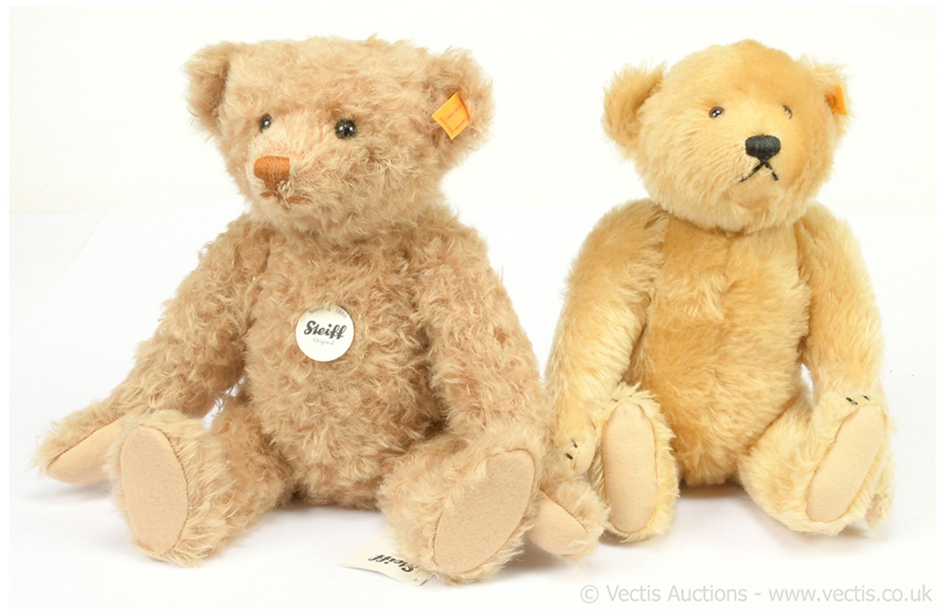 PAIR inc Steiff teddy bears: (1) Steiff Original