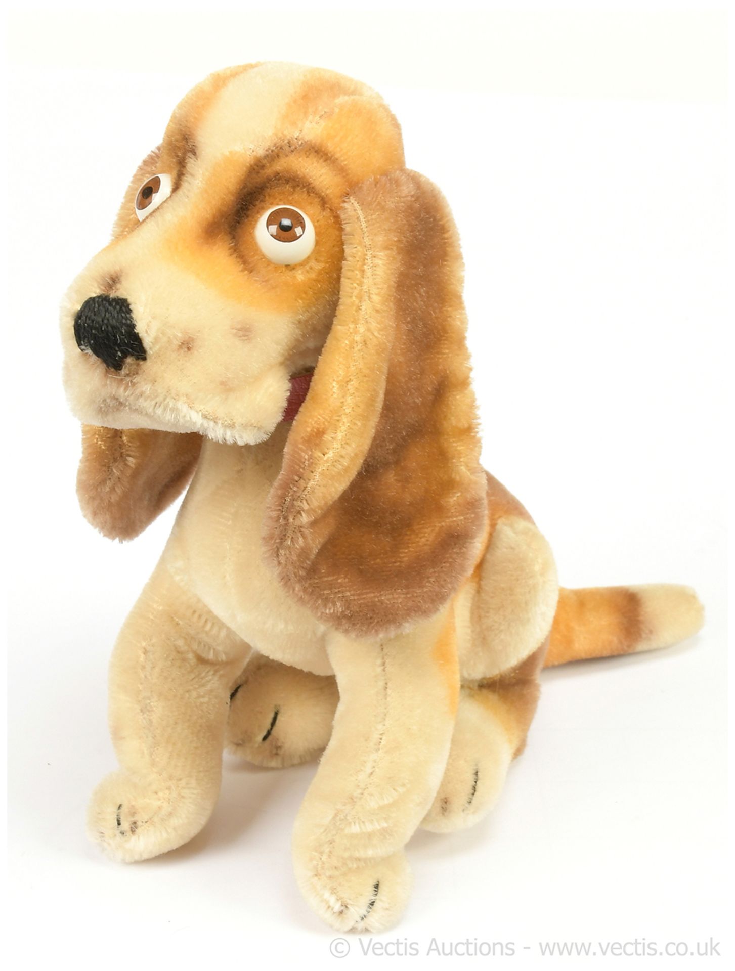 Steiff Basset vintage dog, EAN 3322, 1961-1962