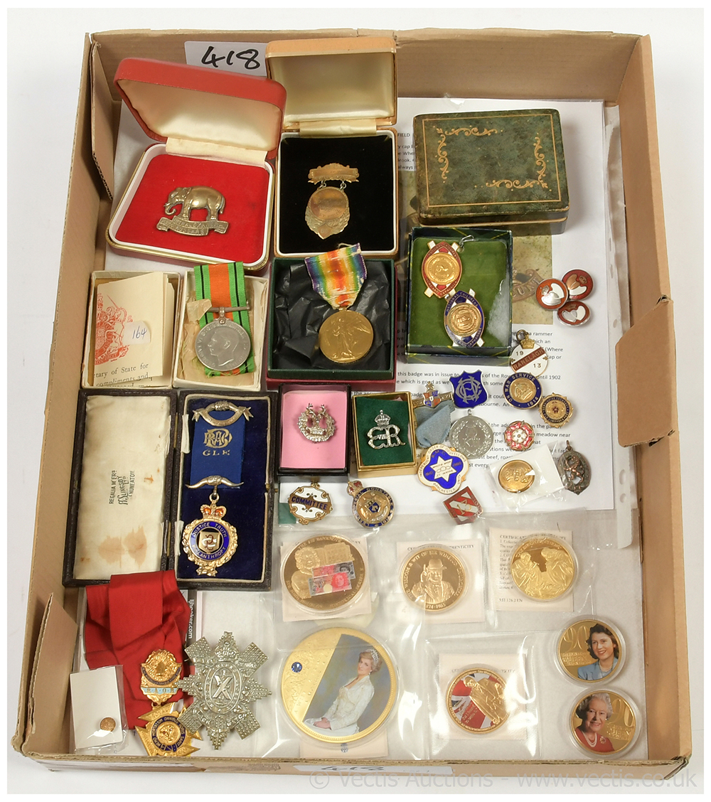 GRP inc Quantity of commemorative of medals