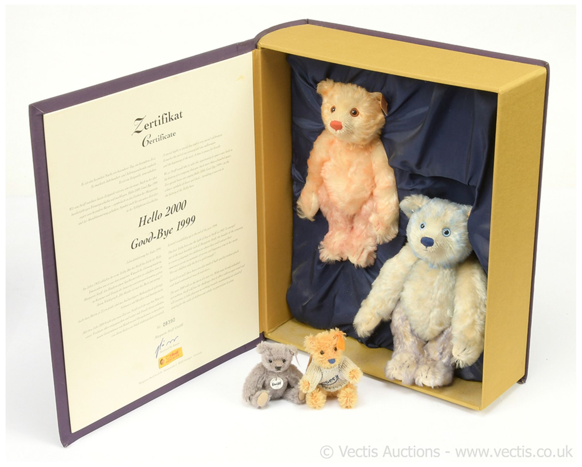 GRP inc Steiff four teddy bears