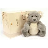 Steiff alpaca Koala Ted, ash grey and white