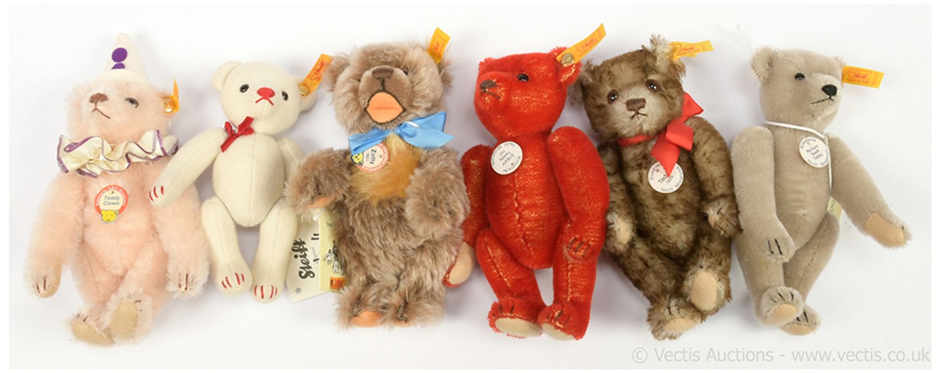 Steiff Historic Miniature teddy bears, etc