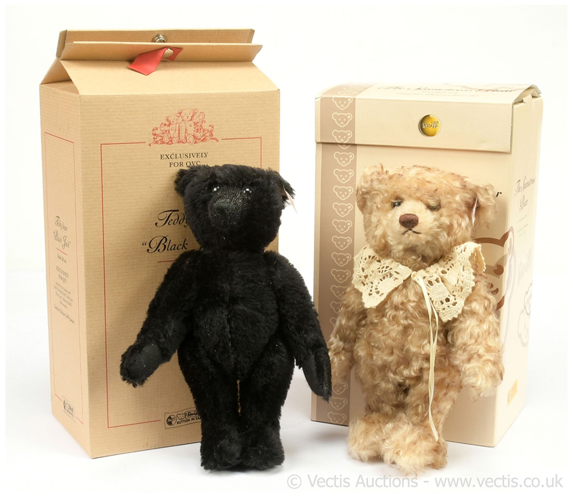 PAIR inc Steiff teddy bears: (1) The Seamstress