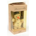 Steiff Snowman with Raven, white tag 037962, LE