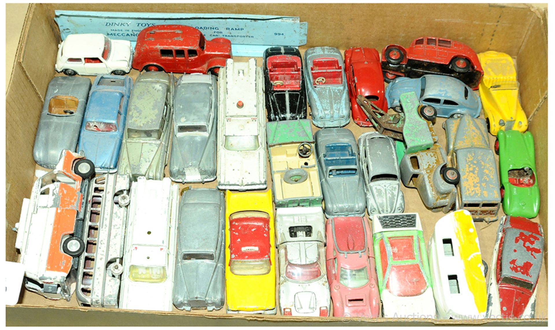 GRP inc Dinky Toys mixed unboxed vehicles. Land