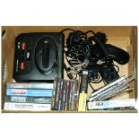 Vintage Gaming, Sega Mega Drive unboxed Console