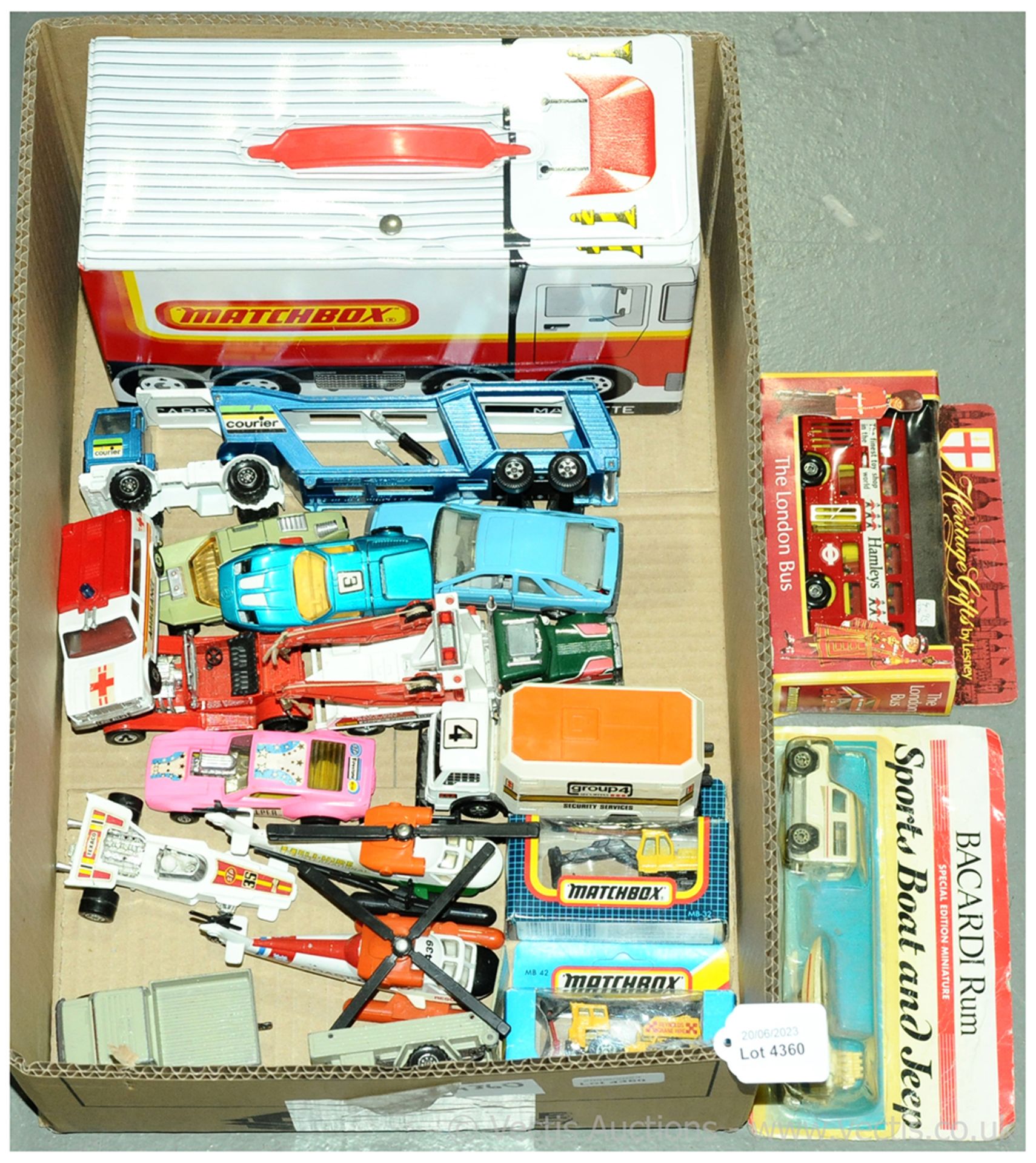 GRP inc Matchbox mixed boxed & unboxed vehicles