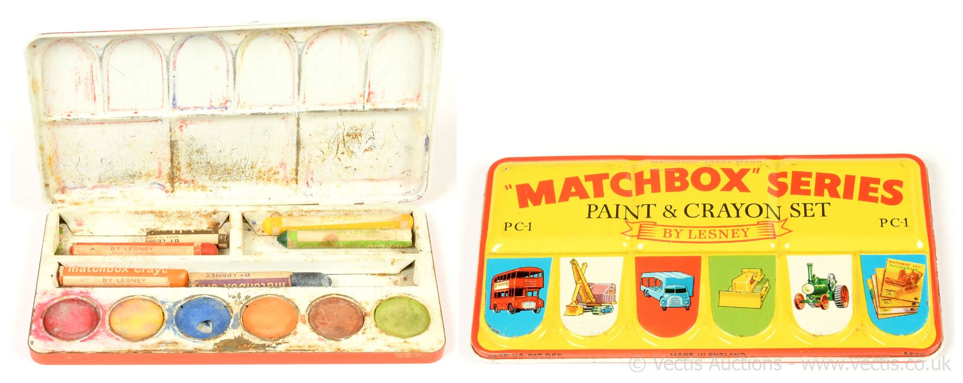 Matchbox Series PC-1 Paint and Crayon Set