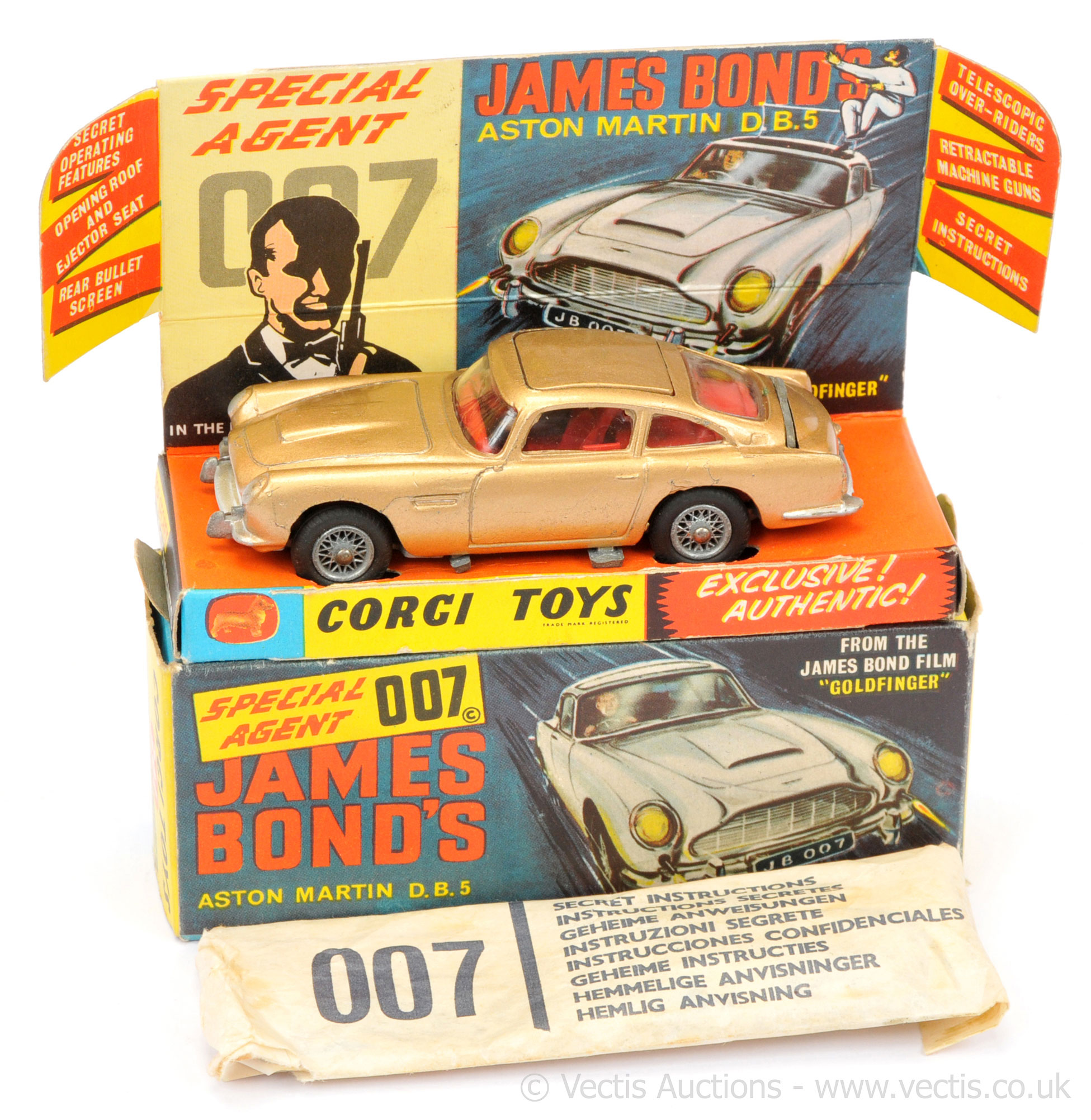 Corgi 261 "James Bond" Aston Martin DB5