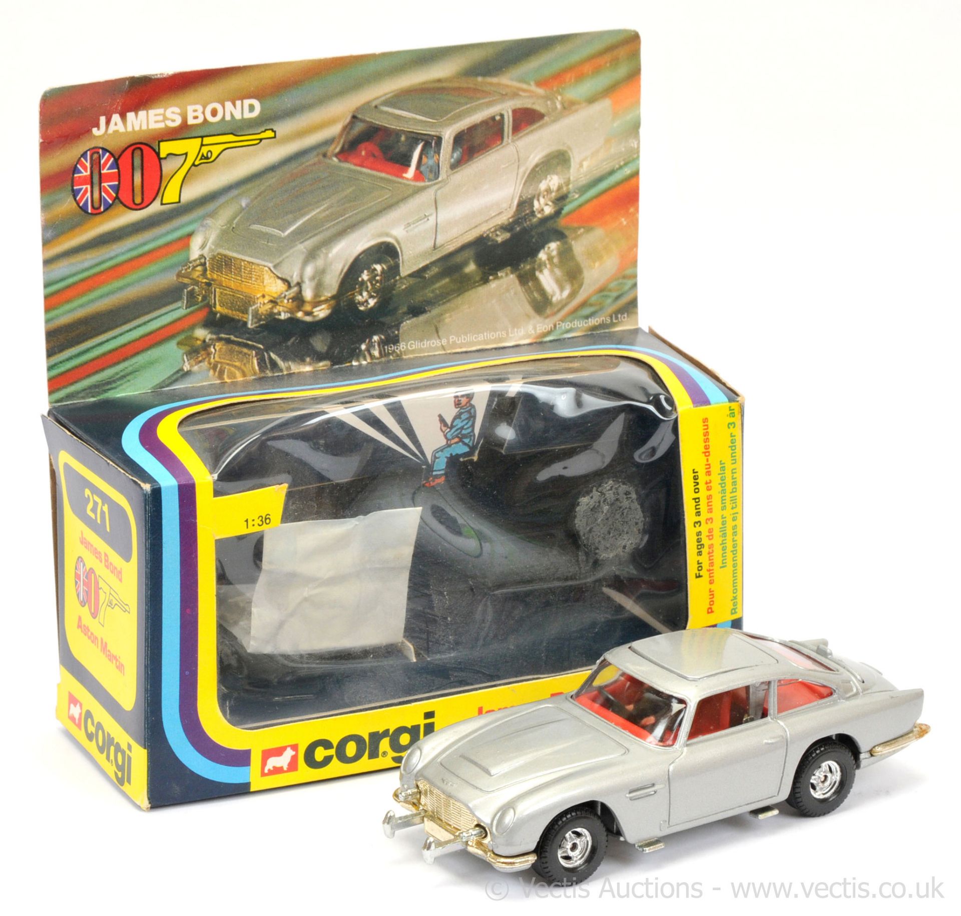 Corgi 271 "James Bond" Aston Martin DB5 (1/36th