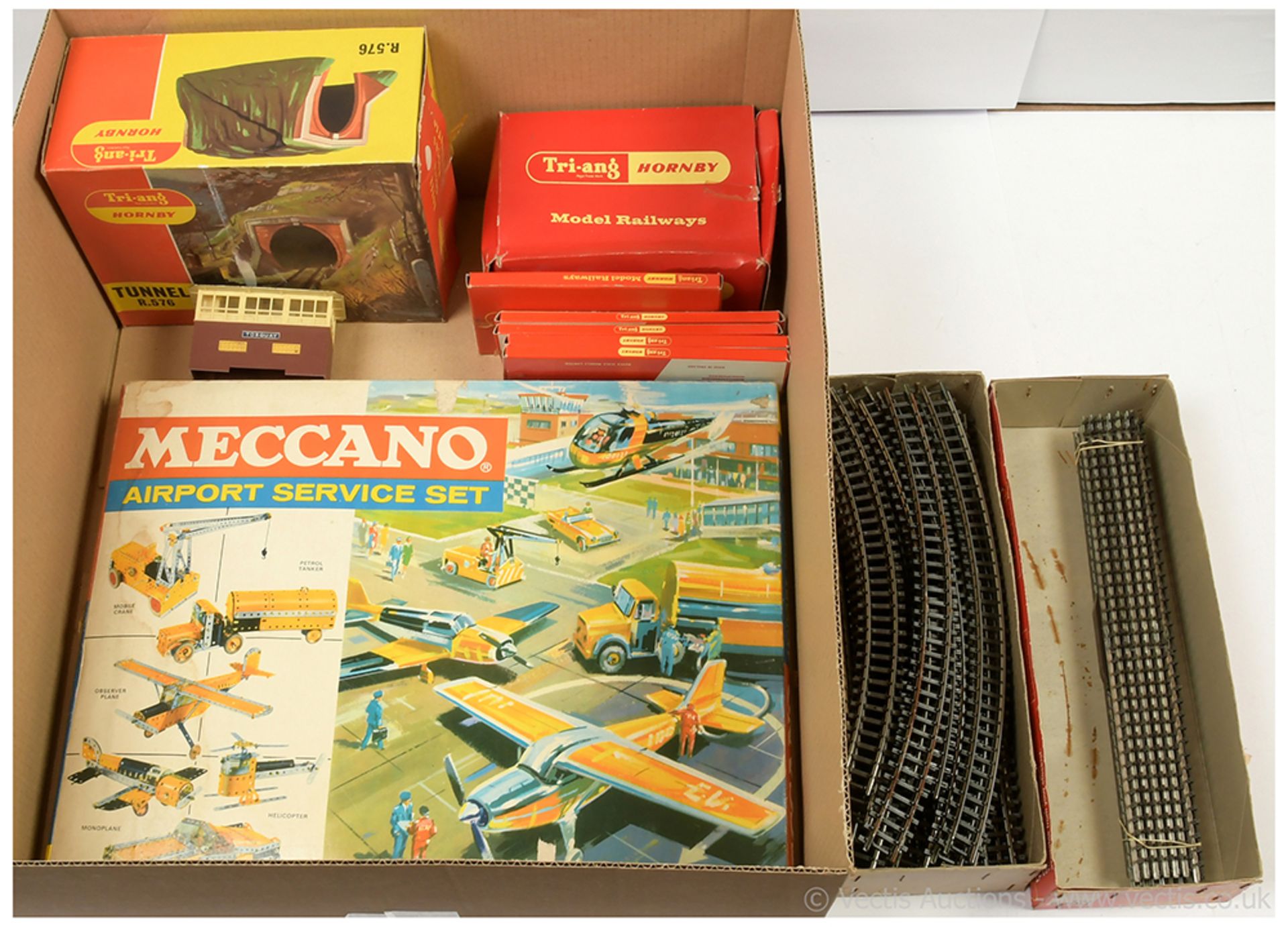 QTY inc Meccano and Railway items Meccano