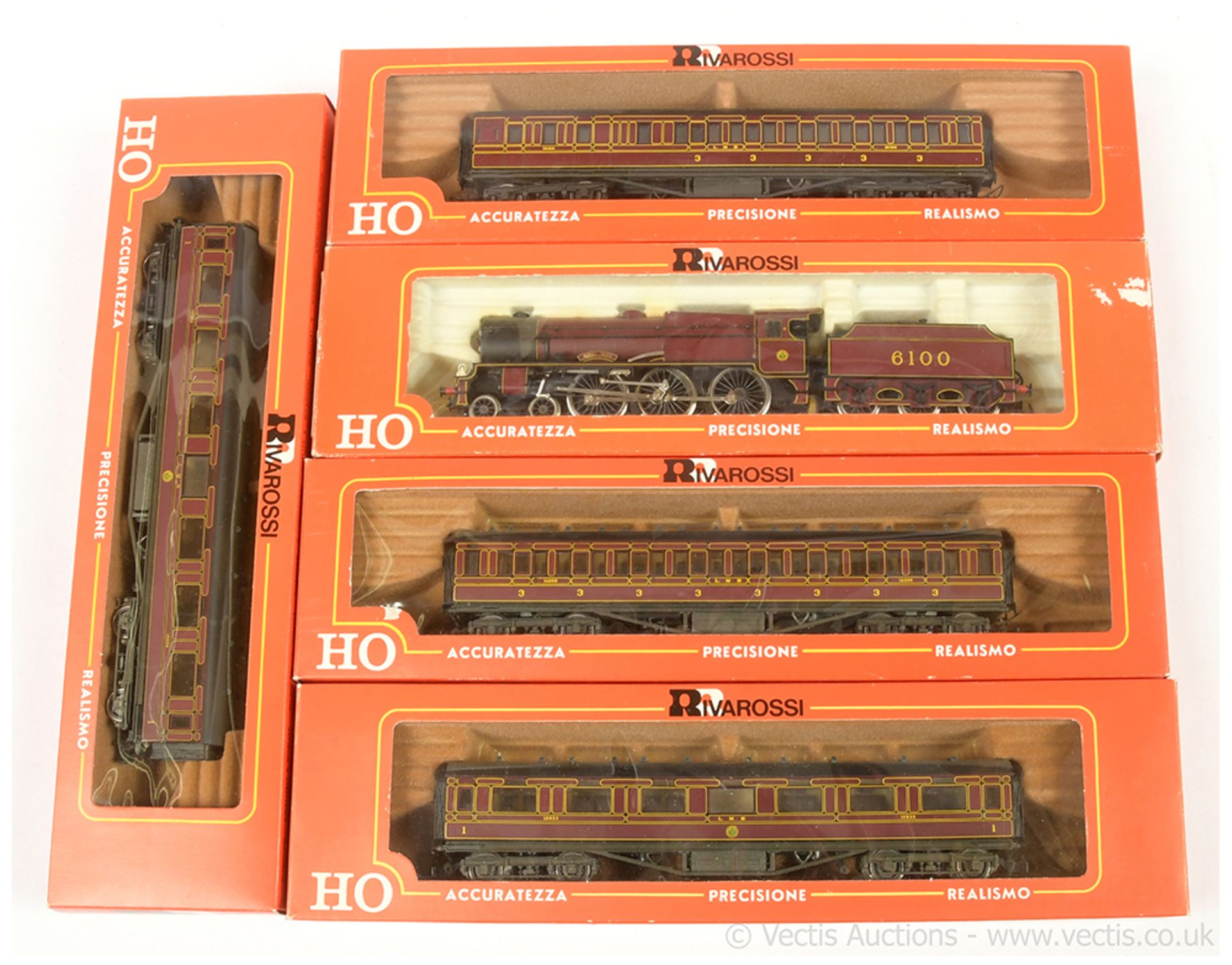 GRP inc Rivarossi HO LMS lined maroon Loco