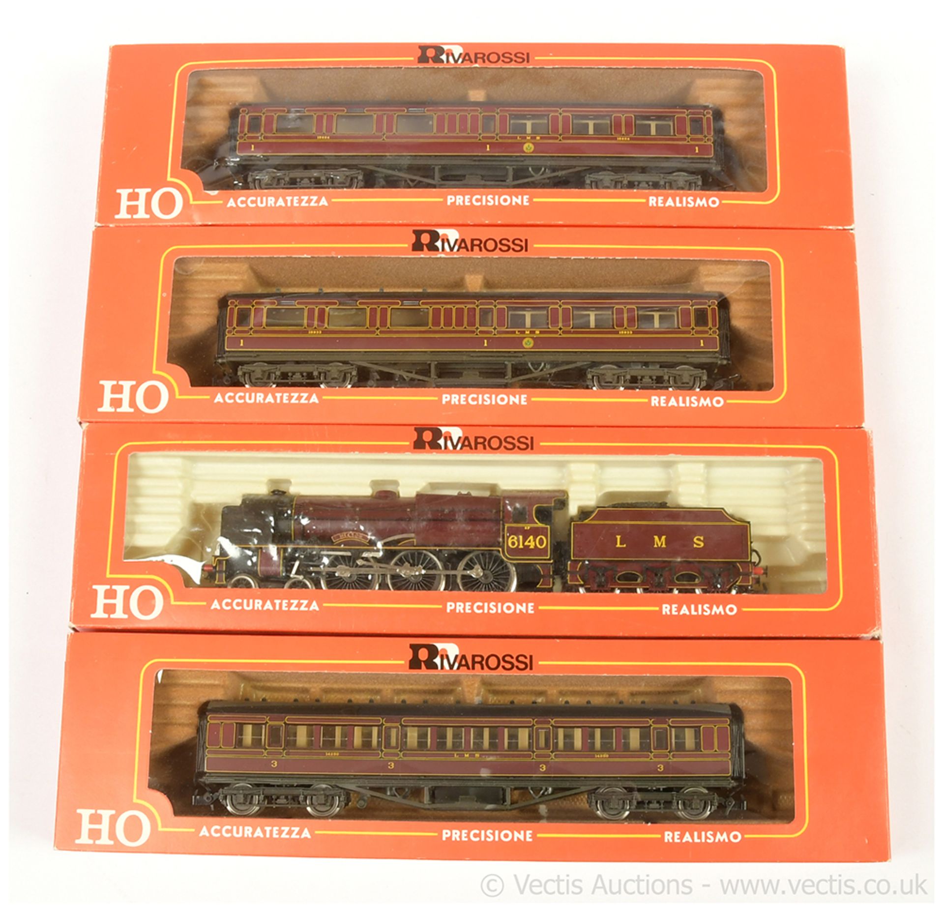 GRP inc Rivarossi HO LMS lined maroon Loco