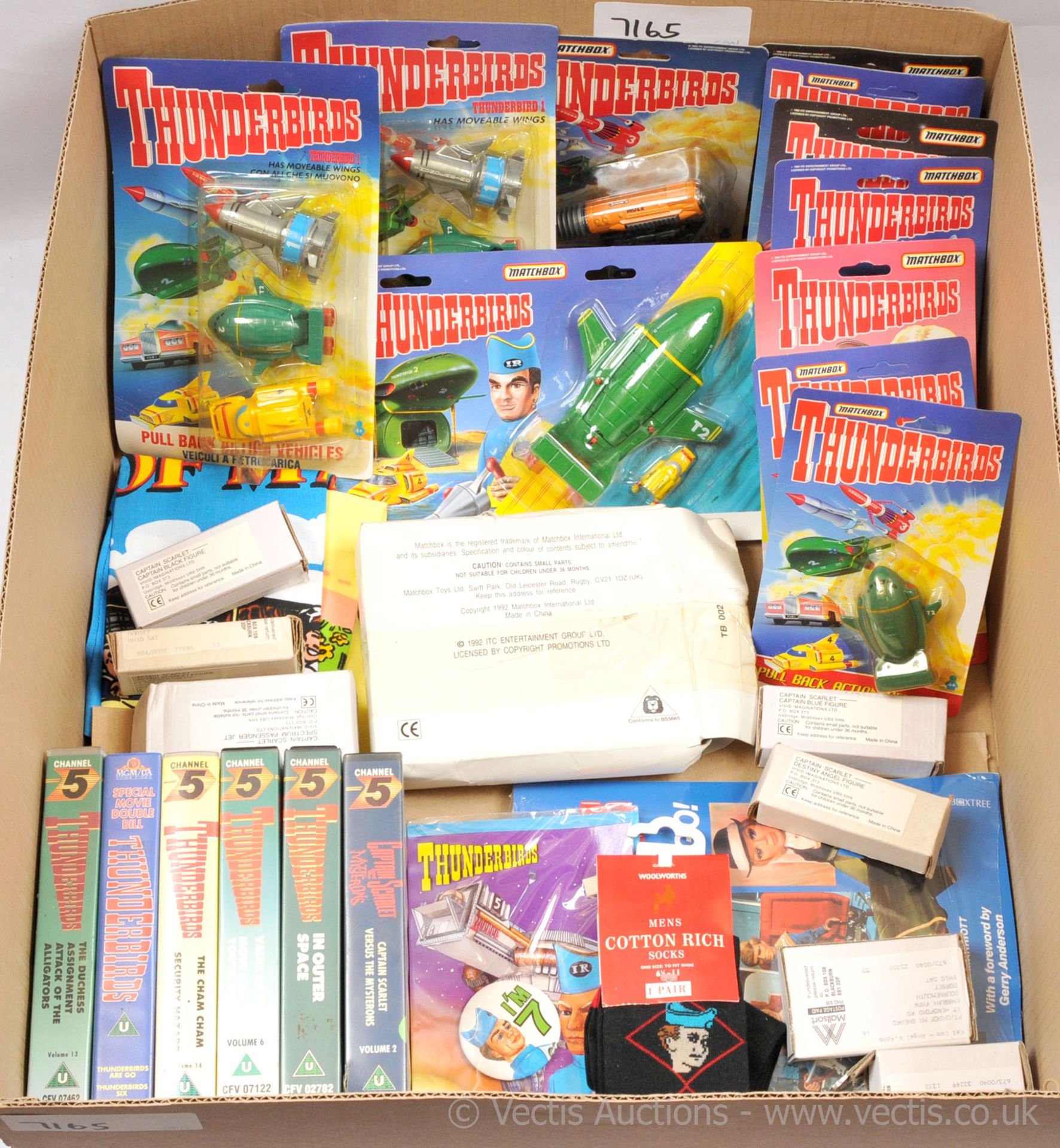 QTY inc Quantity of Thunderbirds and Captain