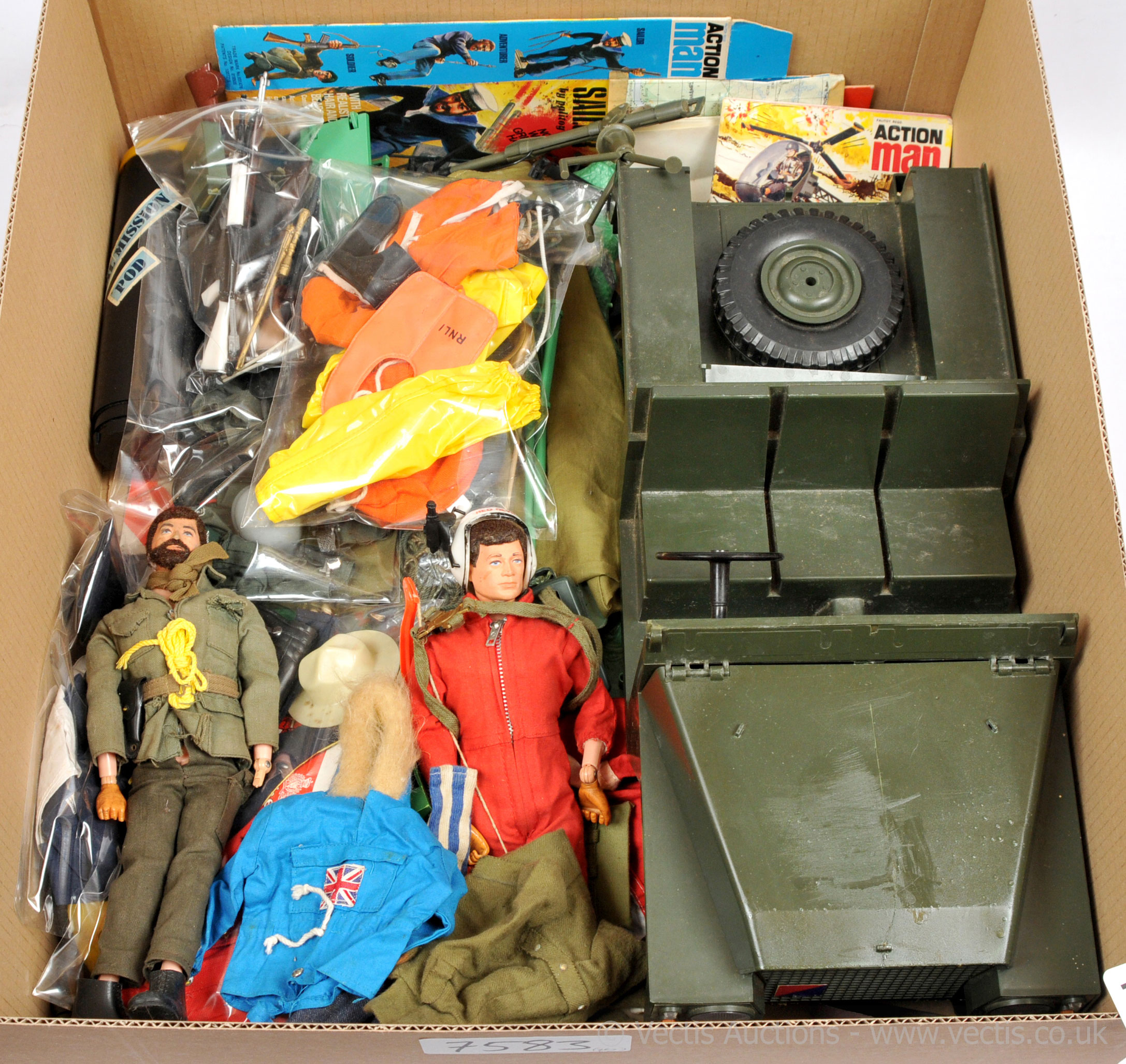 QTY inc Large quantity of Palitoy Action Man