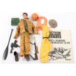 Palitoy Vintage Action Man - both are flock head